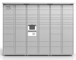 Image: Amazon | The Hub Modular Parcel Locker