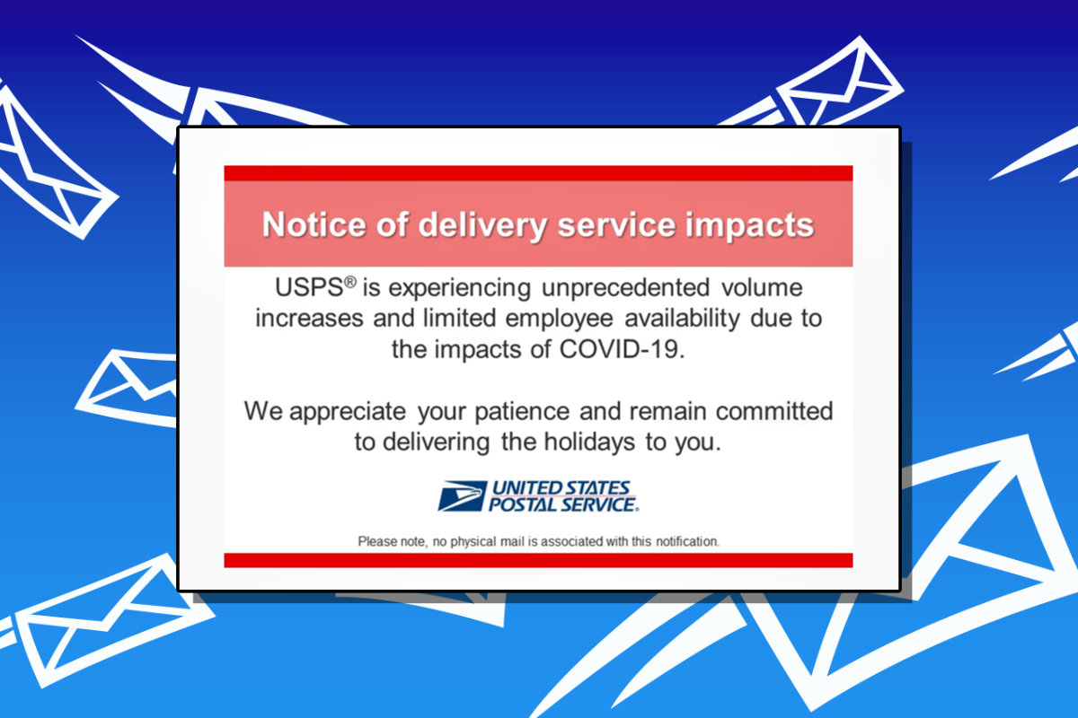 USPS Informed Delivery emails now contain 'delivery service impact' notice as millions of 
