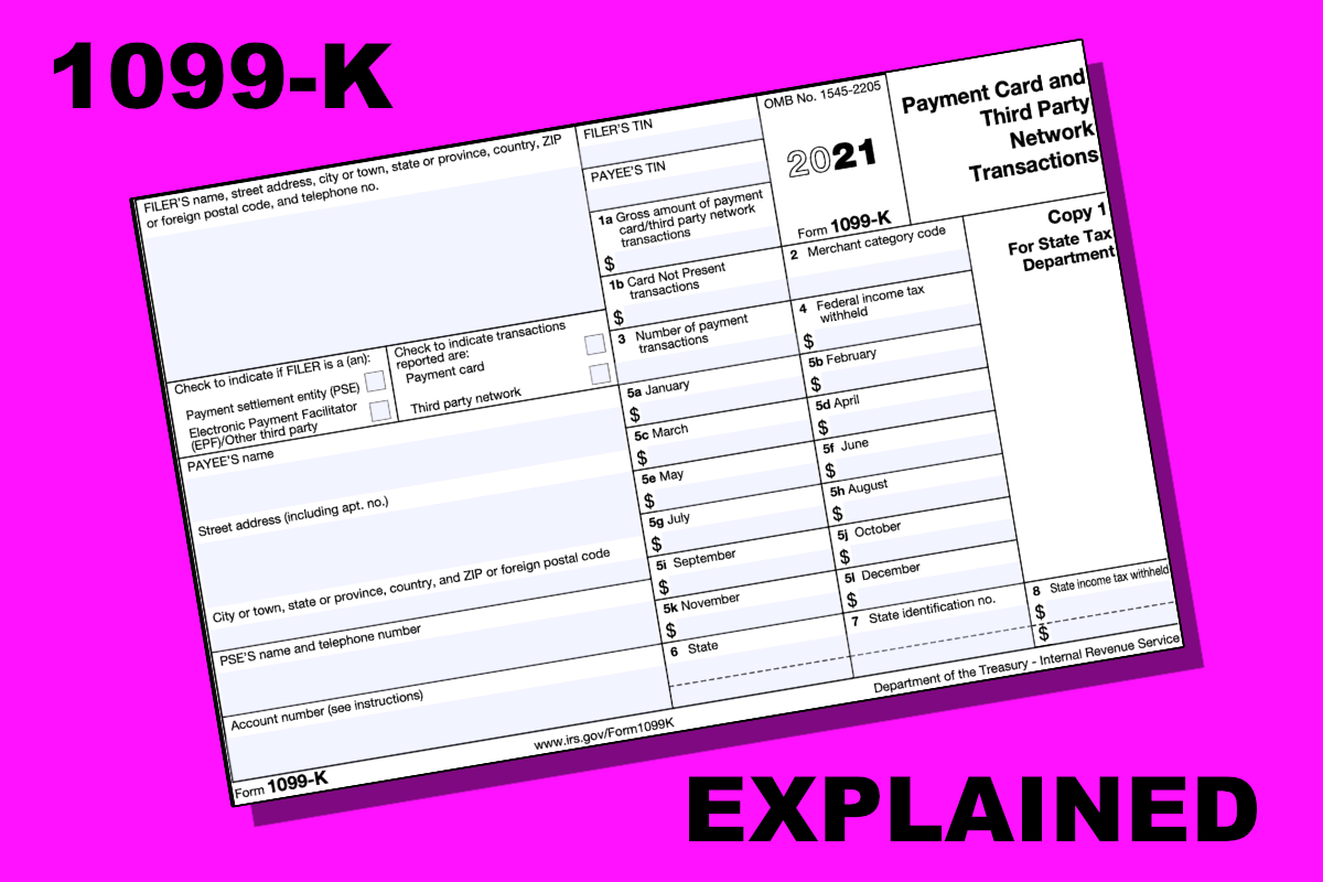 or  Sale of $600 Now Prompt an IRS Form 1099-K