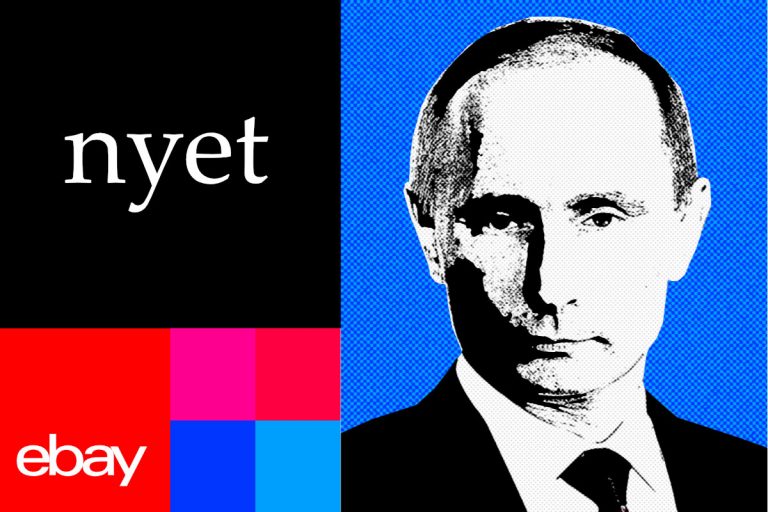 eBay Suspends All Transactions to Russia – Warns Sellers About Listing Items in Support of Putin