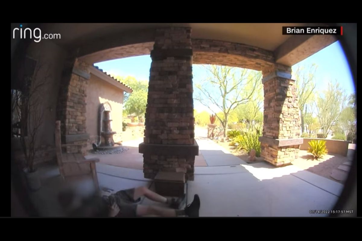 UPS Delivery Driver heat exhaustion