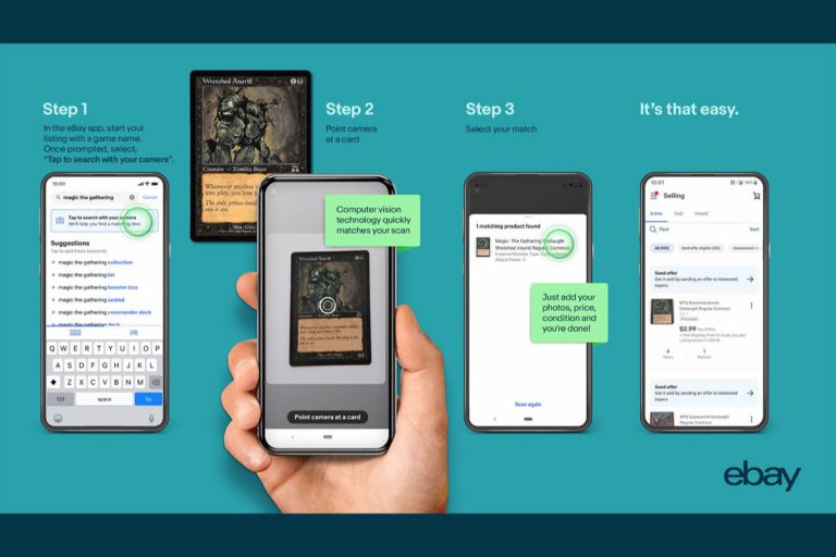 eBay Canada Launches Image Scanning for Trading Cards