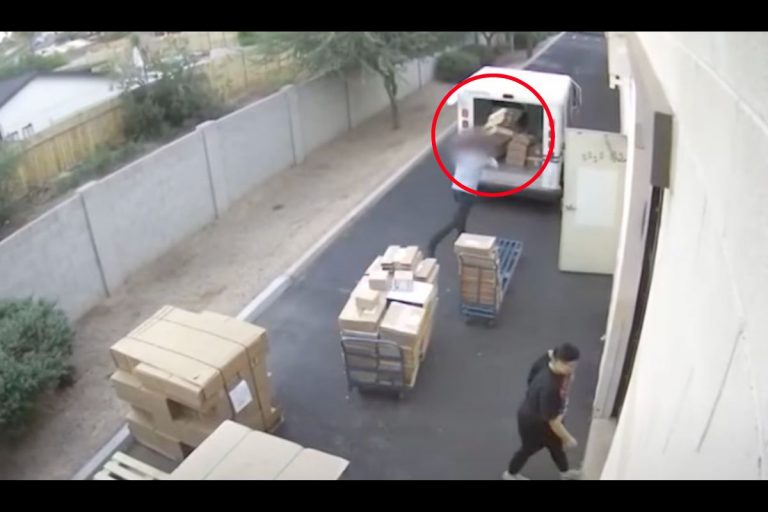 USPS Worker Caught On Video Throwing Fragile Boxes Into Mail Truck