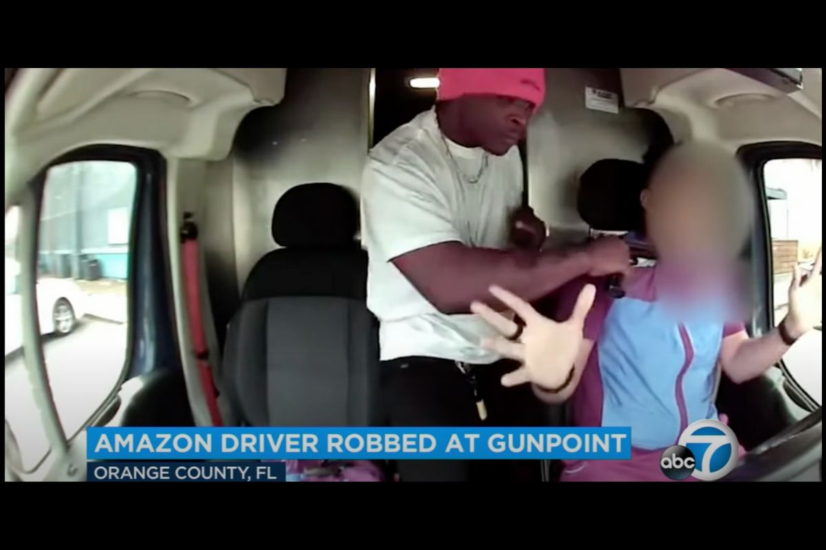 Amazon Delivery Driver robbed gunpoint