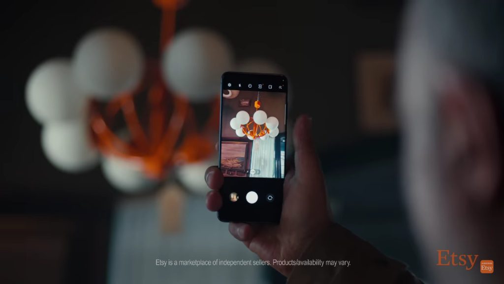 Etsy Image Search in TV Commercial
