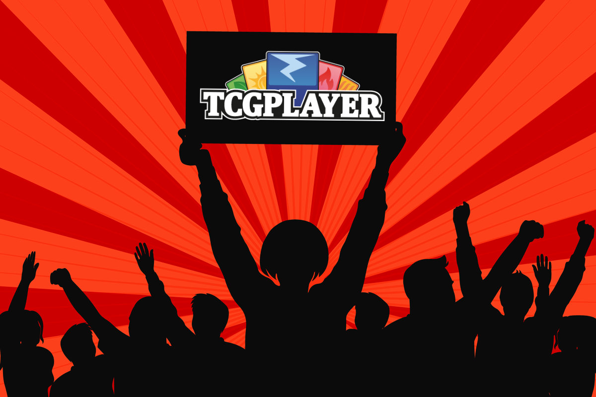 Workers unionized at eBay's TCGplayer subsidiary - concept graphic.